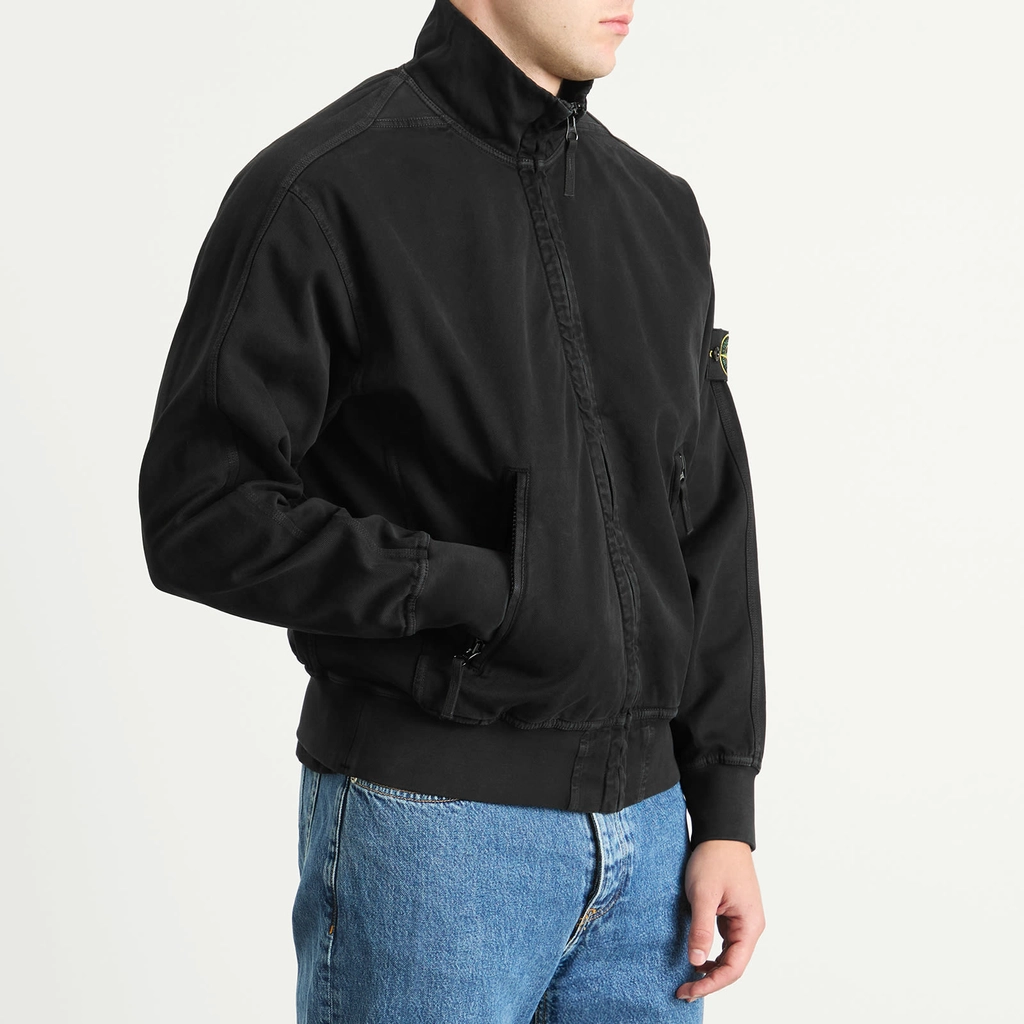 Stone Island Men's Old Effect Harrington Jacket Black